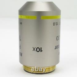 Nikon Cfi Plan Fluor 10x/0.30 DIC L Wd 16.0 Microscope Objective Lens
