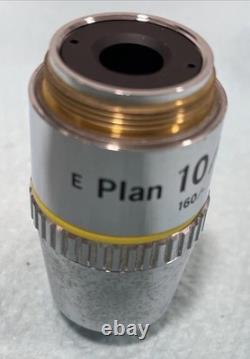 Nikon, Diaphot 200 Microscope Objective Lens E Plan 10x/0.25, 160/- Japan