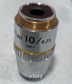 Nikon, Diaphot 200 Microscope Objective Lens E Plan 10x/0.25, 160/- Japan