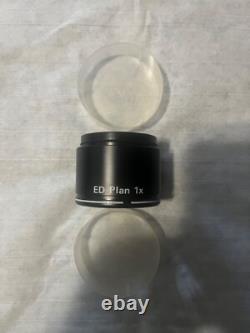 Nikon ED Plan 1x Microscope Objective Lens for Stereo Microscope Great Shape