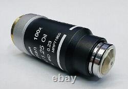 Nikon E Plan 100X/1.25 Microscope Objective Lens OFN18 For Eclipse M25