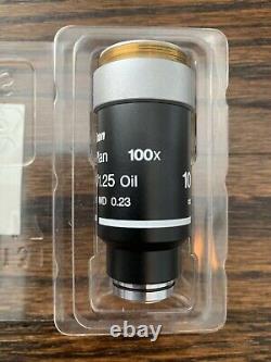 Nikon E Plan 100x/1.25 Oil? /0.17 WD 0.23 ACHROMAT MICROSCOPE OBJECTIVE LENS