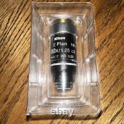Nikon E Plan 100x/1.25 Oil? /0.17 WD 0.23 MICROSCOPE OBJECTIVE LENS