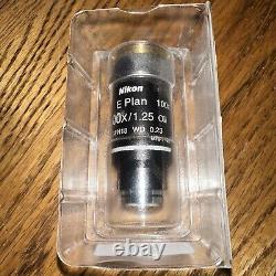 Nikon E Plan 100x/1.25 Oil? /0.17 WD 0.23 MICROSCOPE OBJECTIVE LENS