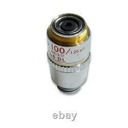 Nikon E Plan 100x/1.25 Oil 160/0.17 Ph4 DL Microscope Objective Lens Japan Made