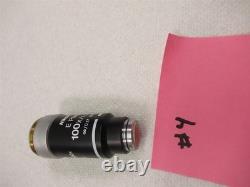 Nikon E Plan 100x Microscope Objective Lens 1.25 Oil Eclipse Series Microscopy