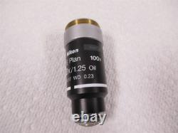 Nikon E Plan 100x Microscope Objective Lens for E Series Microscopes
