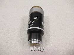 Nikon E Plan 100x Oil Microscope Objective Lens Eclipse Series 1.25 WD 0.23 Nice