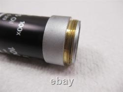 Nikon E Plan 100x Oil Microscope Objective Lens Eclipse Series 1.25 WD 0.23 Nice