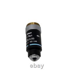 Nikon E Plan 40x/0.65 Microscope Objective Lens? /0.17 WD 0.65