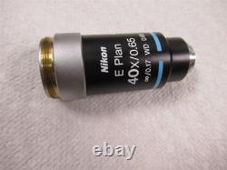 Nikon E Plan 40x Microscope Objective Lens for Eclipse Series Microscopes