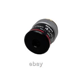 Nikon E Plan 4x/0.10 Microscope Objective Lens? /- WD 30