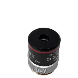 Nikon E Plan 4x/0.10 Microscope Objective Lens? /- WD 30