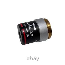 Nikon E Plan 4x/0.10 Microscope Objective Lens? /- WD 30