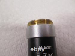 Nikon Eclipse E Plan 40x Microscope Objective Lens WD 0.65 Excellent Shape