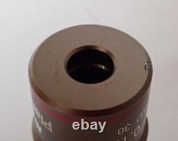 Nikon Eclipse Series Biological Microscope Objective Lens CFI Plan 4x/0.10 Used