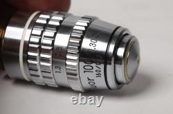 Nikon Fluor 100x 1.30 Oil 160/0.17 Microscope Objective Lens