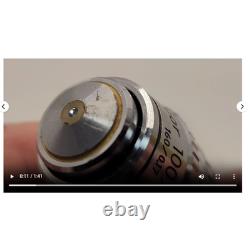 Nikon Fluor 100x / 1.30 Oil 1.3 0.8 160/0.17 Microscope Objective Lens RMS 34671