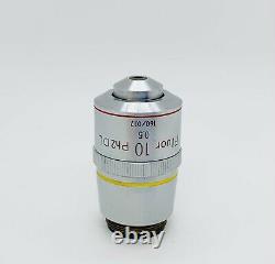 Nikon Fluor 10X/0.5 Ph2 / DL Phase Contrast Microscope Objective Lens 160mm