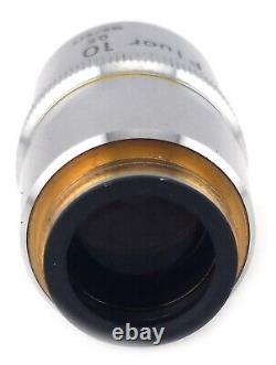 Nikon Fluor 10 0.5 160/0.17 Microscope Objective Lens Module Attachment Unit