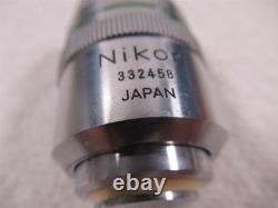 Nikon Fluor 20x 0.75 Microscope Objective Lens Fluorite