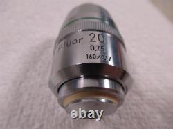 Nikon Fluor 20x 0.75 Microscope Objective Lens Fluorite