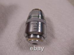 Nikon Fluor 20x 0.75 Microscope Objective Lens Fluorite
