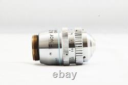 Nikon Fluor 40X 0.85 160/0.11-0.23 Microscope Objective Lens Ring Works #5144