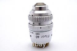 Nikon Fluor 40 0.85 160/0.11-0.23 Microscope Objective Lens 20.25mm 25084