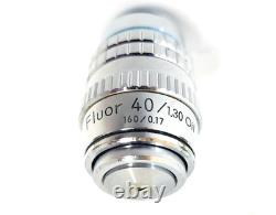 Nikon Fluor 40x 1.30 Oil 160/0.17 Microscope Objective Lens Superb AA1