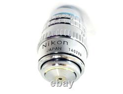 Nikon Fluor 40x 1.30 Oil 160/0.17 Microscope Objective Lens Superb AA1