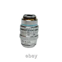 Nikon Fluor 40x 1.30 Oil Microscope Objective Lens 160/0.17 Made in Japan