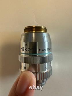 Nikon Fluor Microscope Objective Lens 40x 0.85 160/0.11