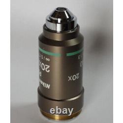 Nikon Infinity Correction Microscope Objective Lens Plan 20 Limited From JAPAN