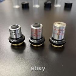 Nikon Inverted Microscope Objective Lens 3 piece set
