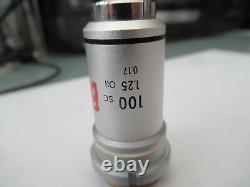 Nikon Japan 100x Objective Lens Microscope Part Optics As Pictured &4b-ft-31