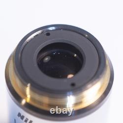 Nikon LU Plan 10x 0.30 A Infinity Microscope Objective Lens WD 17.3mm