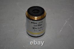 ^ Nikon LU Plan 10x/0.30 Microscope Objective Lens #X2186