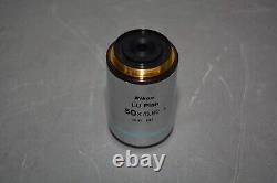 ^ Nikon LU Plan 50x/0.80 Microscope Objective Lens #X2184