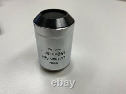 Nikon LU Plan APO 150x 0.90 /0 BD, WD 0.42 Microscope Objective Lens