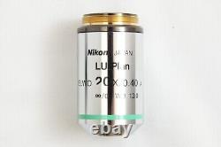 Nikon LU Plan ELWD 20x / 0.40 A EPI? /0 WD 13 Microscope Objective Lens #5171