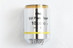 Nikon LU Plan Fluor 10x / 0.30 A? /0 BD WD15 OFN25 Microscope Objective Lens