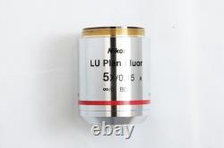 Nikon LU Plan Fluor 5x / 0.15 A? /0 BD WD18 OFN25 Microscope Objective Lens