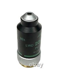 Nikon LWD 20x / 0.40 Microscope Objective Lens PH1 ADL? / 1.2 WD 3.0 Made Japan
