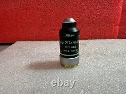 Nikon LWD 20x/0.40 Ph1 ADL WD 3.1 Microscope Objective Lens