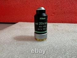 Nikon LWD 20x/0.40 Ph1 ADL WD 3.1 Microscope Objective Lens