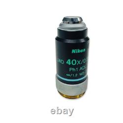 Nikon LWD 40x / 0.55 Microscope Objective Lens PH1 ADL? / 1.2 WD 2.1