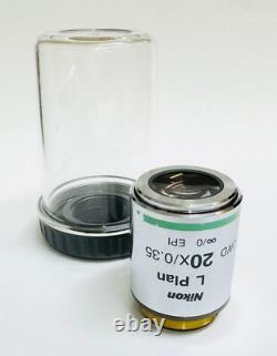 Nikon L Plan 20X/0.35 SLWD Microscope Objective M25 Eclipse Super Long Distance