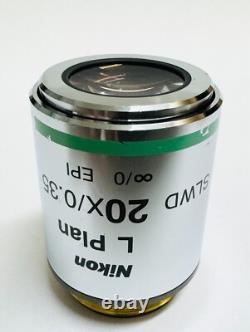 Nikon L Plan 20X/0.35 SLWD Microscope Objective M25 Eclipse Super Long Distance