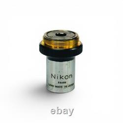 Nikon M 20x/0.40 Microscope Objective Lens 54686 Made in Japan